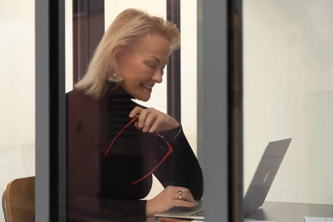Cindy Egolf preparing executive training